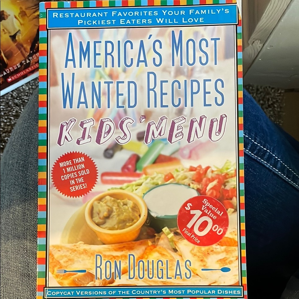 America's Most Wanted Recipes Kids' Menu Book